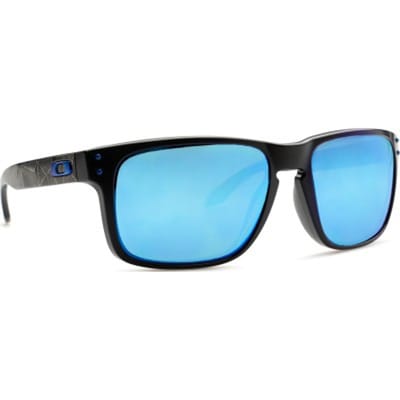 Oakley Zonnebril Holbrook OO9102-H0 Mat Zwart Prizmatic Prizm Sapphire Gepolariseerd