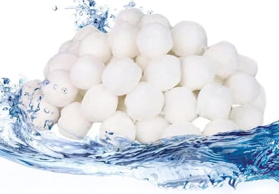 Filterballen voor Zwembaden - 1000 g, Vervangende Filter voor Zandfilters, Effectieve Pool Reiniging en Onderhoud