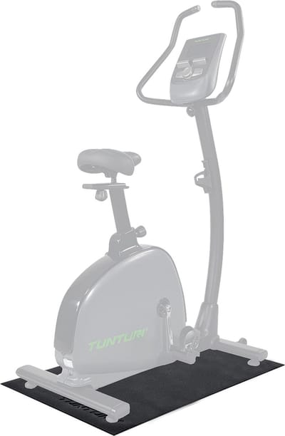 Tunturi Hometrainer mat - Vloerbeschermer - Beschermmat - 100 x 70 x 0,5 cm - Zwart
