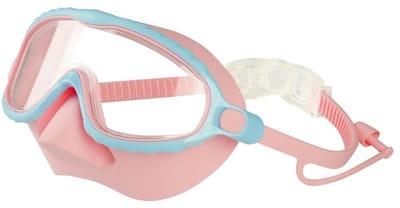 Duikbril Geschikt voor kinderen, zwembril Geschikt voor kinderen, met neusbeschermer en oordopjes, 180° panoramisch zicht, waterdicht, anti-condens, UV-bescherming, Geschikt voor kinderen van 4-13 jaar.