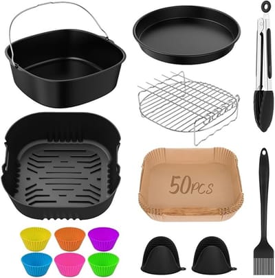 15-delige Airfryer accessoireset voor Philips, Ninja en Cosori