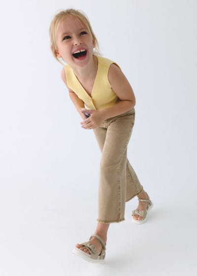MAYORAL - Meisjes broek - Maat 92 - Meisjes - Beige -