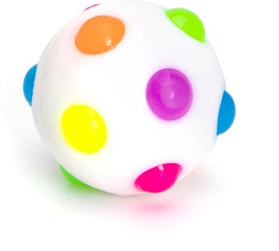 Nobleza Verlichte speelbal hond - Hondenbal met licht - Lichtgevende bal hond - Honden speelgoed - Led - Wit