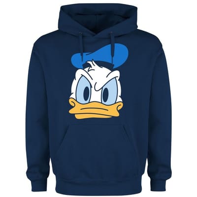 Mickey & Minnie Mouse - Disney Trui met capuchon - Donald - S tot XXL - voor Mannen - blauw