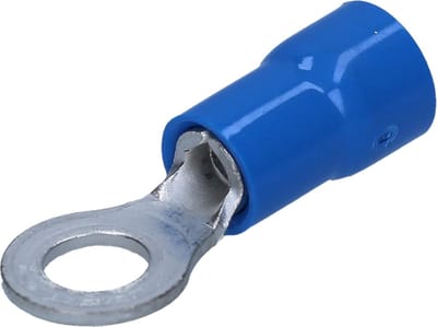 50 stuks Cembre BF-M4 ringkabelschoenen geïsoleerd M4 blauw 1,5-2,5 mm² I industriële kwaliteit