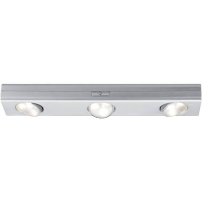 LED-onderkastverlichting Batterij Jiggle incl. schakelaar 300x60 mm 3x22lm 3000K dimbaar Chroom mat