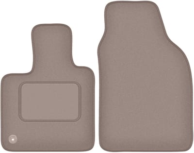 Beige voormatten voor: Fiat E-500 / 500 Electric hatchback (2020-)