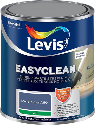 Levis - Easyclean Tegen Zwarte Strepen Mix - Shady Purple A60 - Mengverf - 1 L