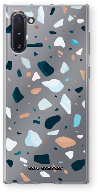 Case Company® - Hoesje geschikt voor Samsung Galaxy Note 10 hoesje - Terrazzo N°13 - Soft Cover Telefoonhoesje - Bescherming aan alle Kanten en Schermrand