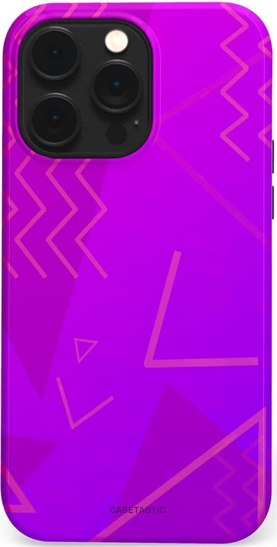 Casetastic Hoesje Geschikt voor Apple iPhone 14 Pro Max Magsafe - Stijlvolle Beschermende Duo-layer Case - Discowave