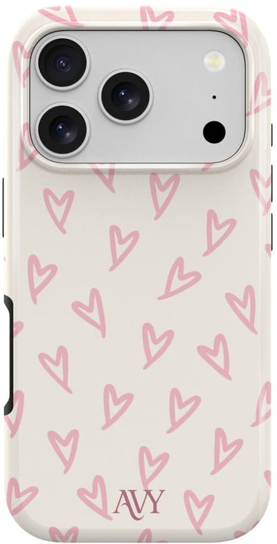 AVY Hard Shell Back Cover | geschikt voor Apple iPhone 17 Pro | Cupid Blush | Compatibel met MagSafe & Qi2