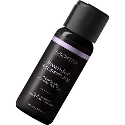 'Sensual Massage Oil Lavender Rosemary', 120 ml
