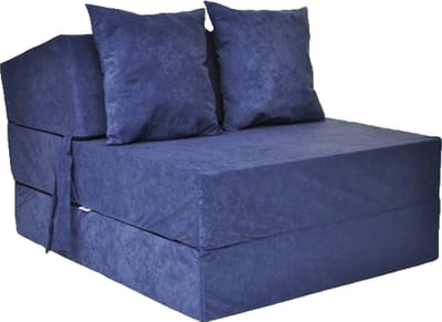 Opvouwbaar matras - 1 persoons - 70x200x15 cm - navy blauw