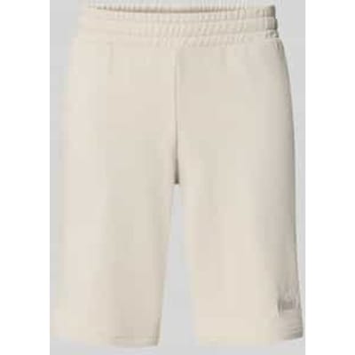 short met logo en elastische band
