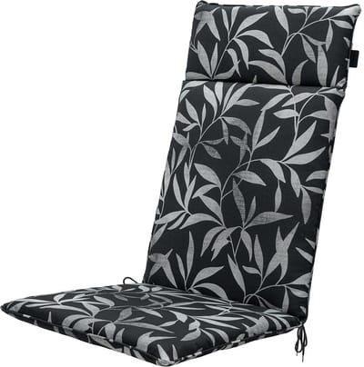 Madison Tuinstoelkussen hoge rug 50x120 cm Universeel Fergus black natural outdoor