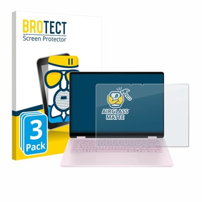 BROTECT - Screenprotector voor HP OmniBook 5 Flip 14 14-fp0153ng - Folie Beschermfolie Beschermglas matte 3 Stuks