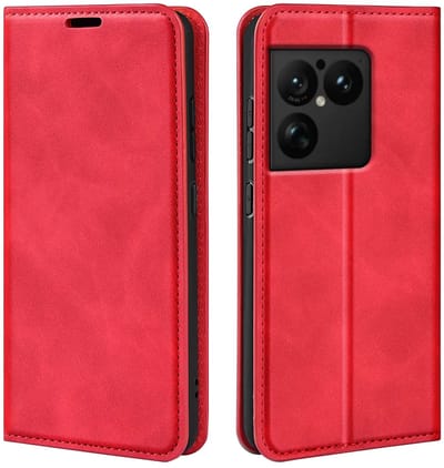 MobyDefend Hoesje - Geschikt voor Sony Xperia 1 VIII - Luxe Wallet Bookcase (Magnetische Sluiting) - Rood