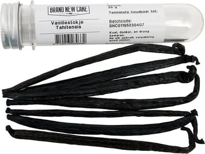 BrandNewCake® Vanillestokjes Tahitensis ca. 35gr - 12-14 Stuks - Vanille Stokjes - Smaakmakers