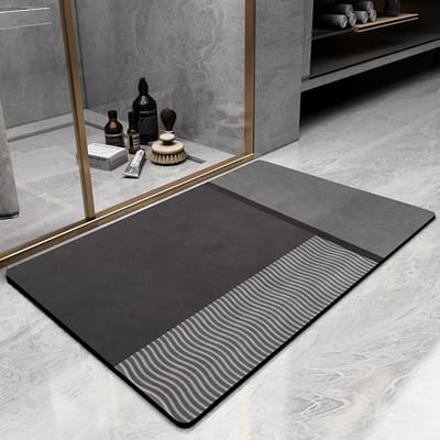 Diatomeeënaarde Badmat Toilet Antislipmat Deurstapmat Badkamer Sneldrogende Absorberende Mat Toiletdeur 60*90CM