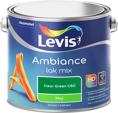 Levis - Ambiance Lak Mat Mix - Clear Green C60 - Mengverf - 2,5 L