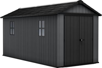 Keter Newton 7515 Tuinhuis - 476x230x246cm - Grijs