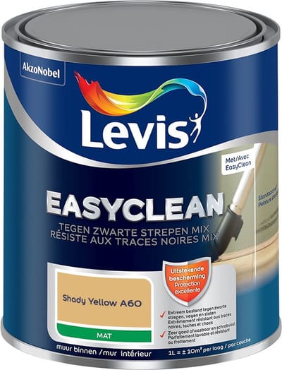 Levis - Easyclean Tegen Zwarte Strepen Mix - Shady Yellow A60 - Mengverf - 1 L