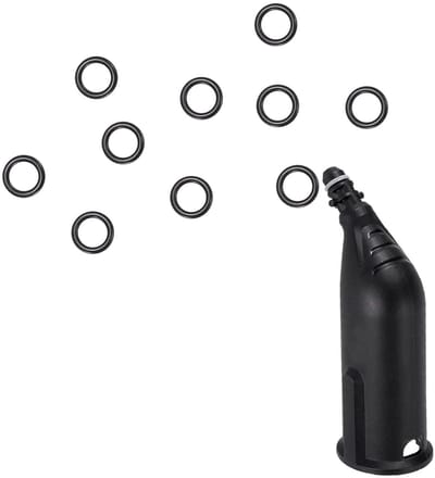 Stoomreiniger Afdichtringen - Rubber O-ringen - Lekvrije Reiniging - Voorkomt Stoomlekkage - Set van 10 - Zwart