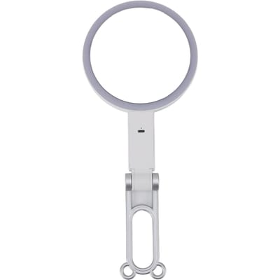 Reismake-upspiegel met Licht Dubbelzijdig 1X5X Vergrotingsspiegel Bureau Wandmontage white