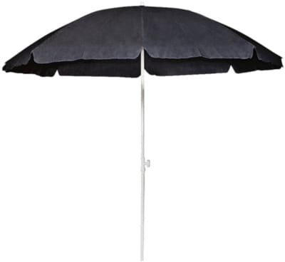 Parasol Ø 200CM Grijs - Strandparasol - Kleine Parasol - Actievlag.nl
