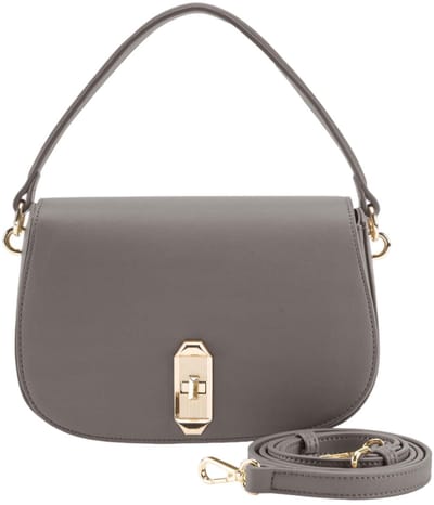 SEIDENFELT MANUFAKTUR schoudertas handtas Eiby Shoulderbag Stone Grey Taupe
