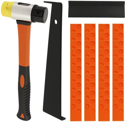 Laminaat Legset - Vloer Installatie Kit - Laminaat Plaatsen - 43 Delig Compleet - Diverse Maten - Oranje