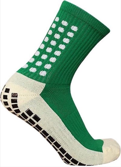 CHPN - Gripsokken - Anti-slip sokken - Sportsokken - Donkergroen - 1 paar - Sport sokken - Ondersteunende sokken - Maat 39/45