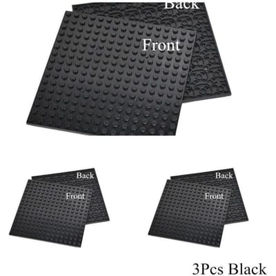 3 Pièces Assiettes 16 x Plaque de Base Double Face Briques de Construction Plaque de Base Composants Ville MOC Jouet Éducatif pour Enfants