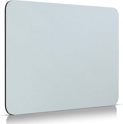 Mauspad met Motief voor Meisjes, Compact en Stijlvol, 240 x 200 mm, Grijs, Perfect voor Thuis en Kantoor