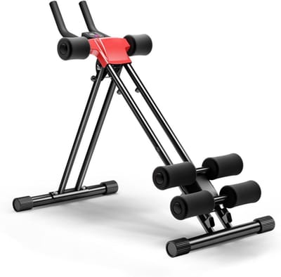 Buikspier Trainer - Core Trainer - Thuis Fitness - Verstelbare Helling - Opvouwbaar Ontwerp - Zwart