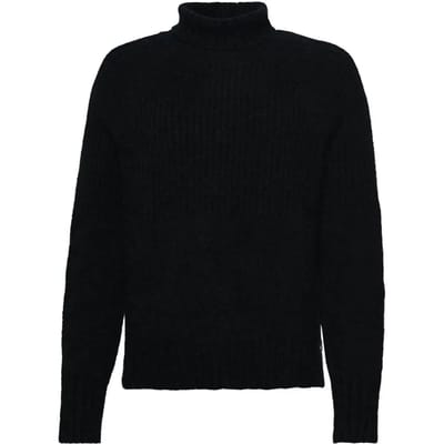 Superdry Essential Rib Knit Jumper Dames Trui - Eclipse Navy - Maat L