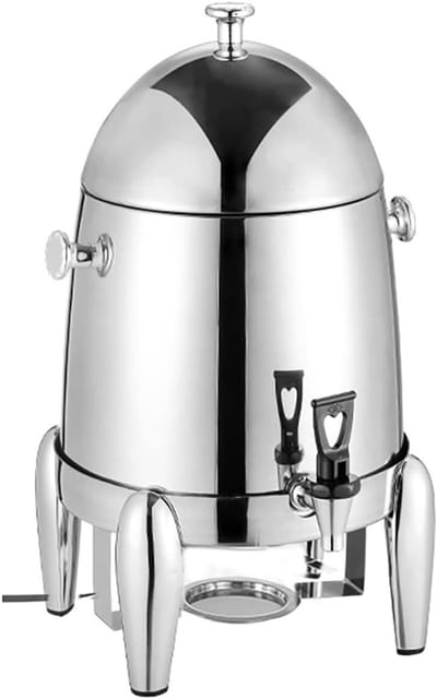 Elektrische Waterkoker - Warmwaterdispenser - Buffetten en Feesten - Duurzaam Roestvrij Staal - 11 Liter Capaciteit - Transparant