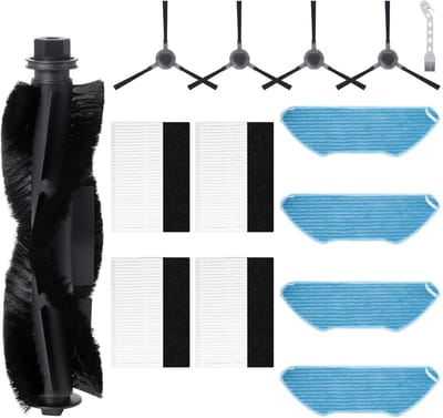 ONF3 - Accessory Set - Vervangingsset voor Robotstofzuiger - Complete set - Geschikt voor Lefant M1 - Inclusief borstels en filters