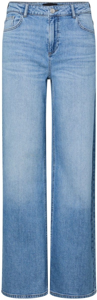 Pieces Wide leg jeans PCSILKE MW