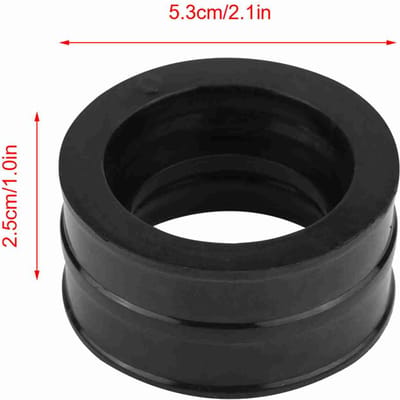 6 Stuks Motorfiets Carburateur Inlaatspruitstuk Rubber Manchet voor HONDA CBX1000 19791980 black