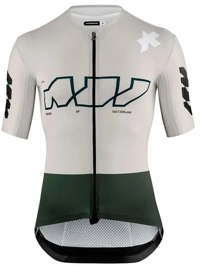Assos Equipe Rs Something To Sat Korte Mouw Wielertrui Grijs XS Man