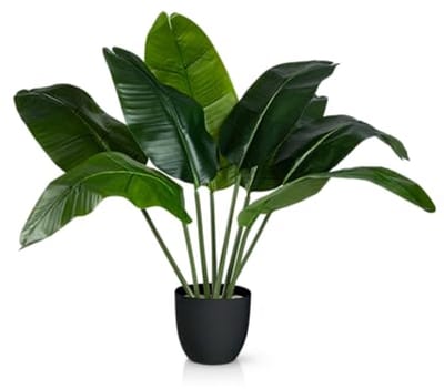 Grote Banaanboom Kunstplant 90 cm | Duurzame Natuurlijke Decoratie | Kunstplanten voor Binnen en Buiten