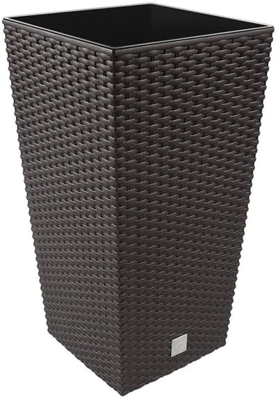Prosperplast 8.7l Rato 25x25x22.4 Cm Bloempot Zilver