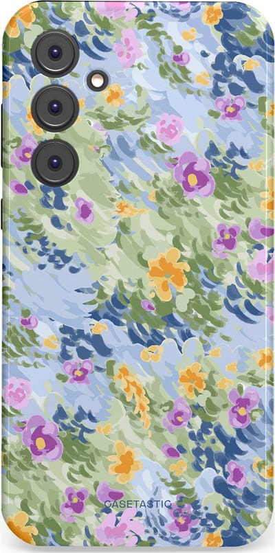 Casetastic Hoesje Geschikt voor Samsung A35 - Stijlvolle Beschermende Duo-layer Case - Vijver briesje