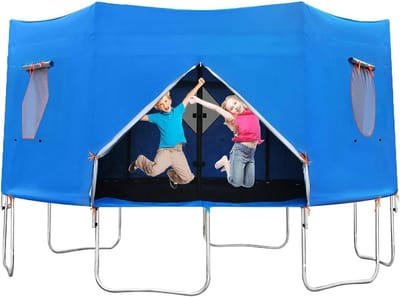 Trampoline Zonnescherm - Beschermhoes Tent - Buiten Spelen - UV Werend Waterdicht - 180 Cm - Enkel Kenmerk
