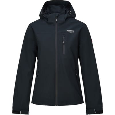 NORDBERG - dana softshell - Urban jack dames - Zwart