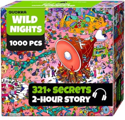 1000 Stukjes Legpuzzel Voor Volwassenen – Mythologieën & Brandende Ham – Perfect Voor Ontspanning en Creativiteit