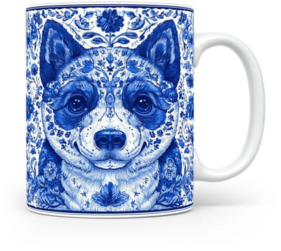 Mok Pomsky Beker voor koffie of tas voor thee, cadeau voor dierenliefhebbers, moeder, vader, collega, vriend, vriendin, kantoor, opa, oma, hond, kerst, sinterklaas, verjaardag