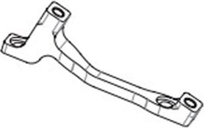 Hope L Postmount Schijfremklauwadapter Zwart 180 mm