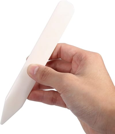 ZEYNOMAX - Bone Tool - Vouwvouwen scoren - Comfortabele grip - Leerambachten - Ideaal voor papier en klei - Handzaam en duurzaam - Geschikt voor knu...